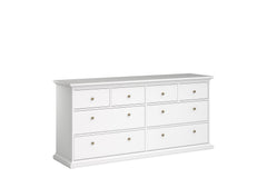 Paris Chest of 8 Drawers in White