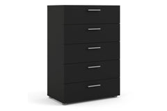 Pepe Chest of 5 Drawers in Black