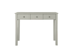 Florence 3 drawer Dressing Table in Soft Grey
