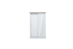 Devon 2 Door Sliding Wardrobe White