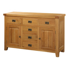 Acorn Solid Oak Sideboard Large 2 Doors & 6 Drawers