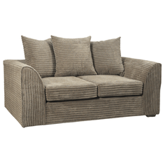 Byron Caramel Fabric 2 Seater Sofa