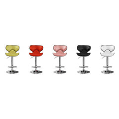 Hillside Bar Stool PU Chrome