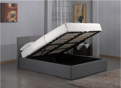 Fusion Fabric Storage 6 Foot Bed Grey