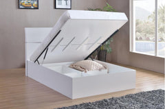 Arden High Gloss Storage Bed Double