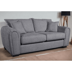 Camden Grey Fabric 3 Seater Sofa