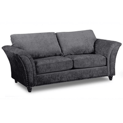 Canterbury Grey Fabric 3 Seater Sofa