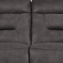 Foster Dark Grey Fabric Electric Recliner 2 Seater Sofa