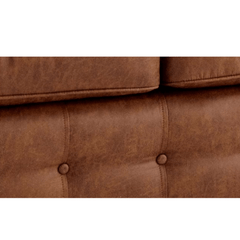 Oakland Tan Suede 3 Seater Sofa