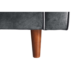 Scott Grey Velvet 2 Seater Sofa