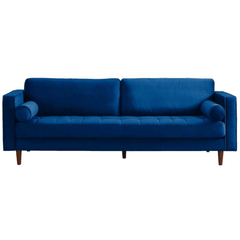 Scott Midnight Velvet 4 Seater Sofa