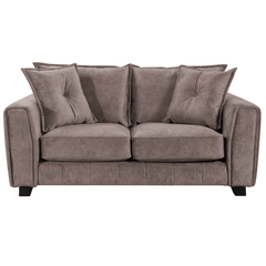 Somerford 2 Seater Chocolate Fabric Sofa
