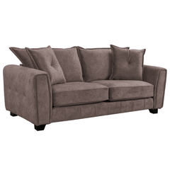 Somerford 3 Seater Chocolate Fabric Sofa