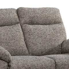 Tanya Brown Fabric Electric Recliner 2 Seater Sofa