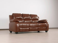 Valerie Tan Leather 3 Seater Sofa