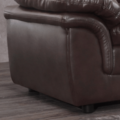 Verona Brown Leather 2 Seater Sofa