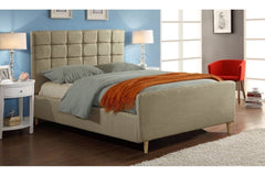 Sienna Beige   Fabric King Bed