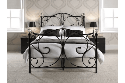 Florence Black   Metal King Bed