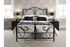 Florence Black   Metal King Bed