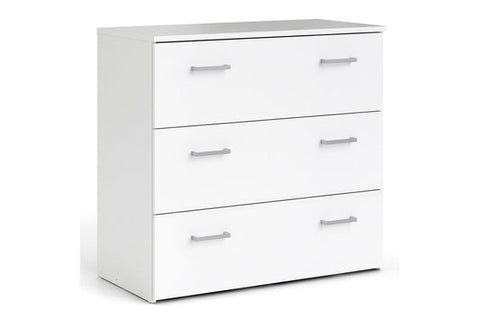 Space Chest of 3 Drawers in White