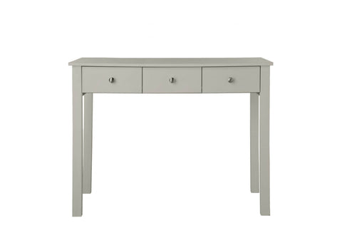 Florence 3 drawer Dressing Table in Soft Grey