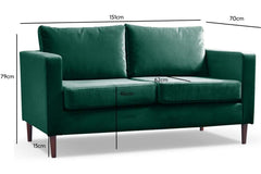Boxfit Jasper Fabric 2 Seater Sofa