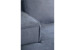 Brixton Grey Fabric U Shape Corner Bed With Storage