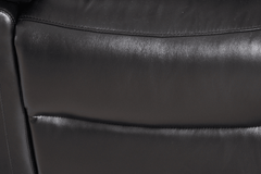 Amarien Genuine Leather Black Electric Power Recliner 2 Seater