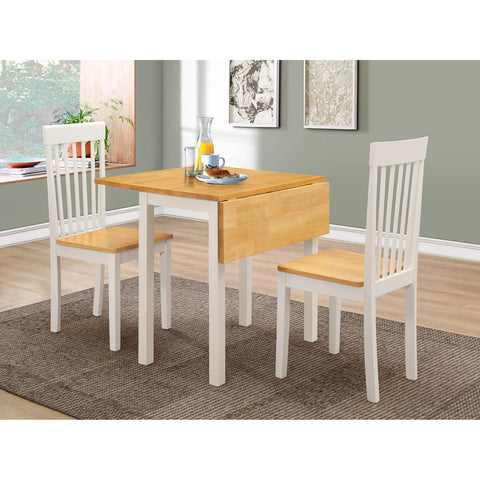 Atlas Dropleaf Dining Chairs White