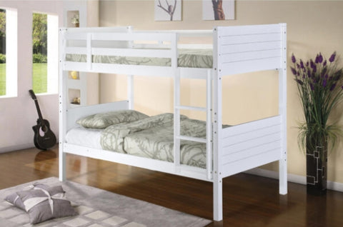 Castleton Solid Wood Bunk Bed White