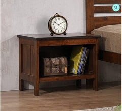 Astley Bedside Solid Hardwood Antique Oak