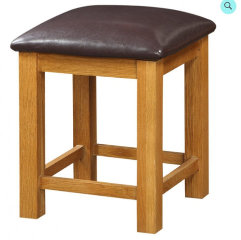 Acorn Solid Oak Dressing Table Stool