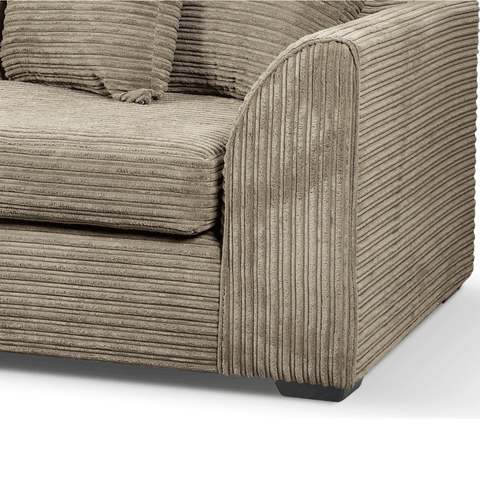 Byron Caramel  Fabric 3 Seater Sofa
