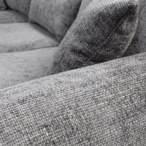 Camden Grey Fabric 3 Seater Sofa