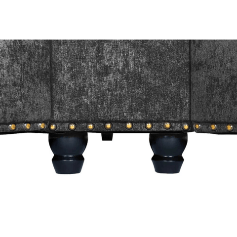 Canterbury Grey Fabric 3 Seater Sofa