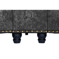 Canterbury Grey Fabric 3 Seater Sofa