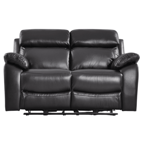 Dandrea Genuine Leather Black  Electric Power Recliner 2 Seater