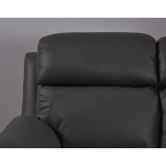 Dandrea Genuine Leather Grey Electric Power Recliner 2 Seater Sofa