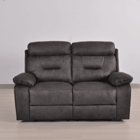 Foster Dark Grey Fabric Electric Recliner 2 Seater Sofa