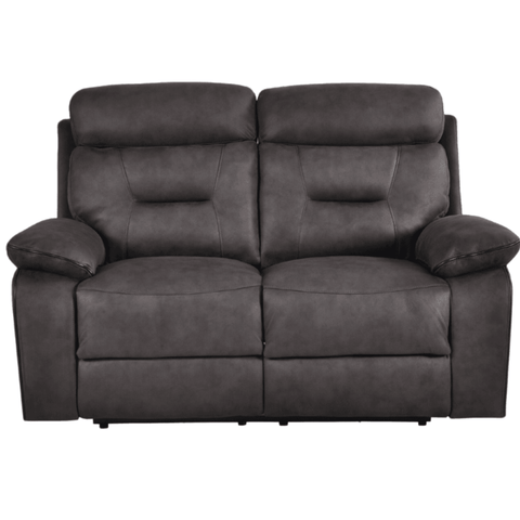 Foster Dark Grey Fabric Electric Recliner 2 Seater Sofa