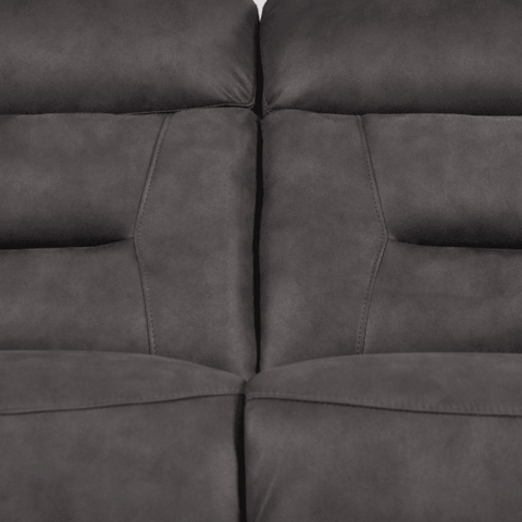 Foster Dark Grey Fabric Electric Recliner 2 Seater Sofa