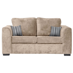 Nancy Beige Fabric 2 Seater Sofa