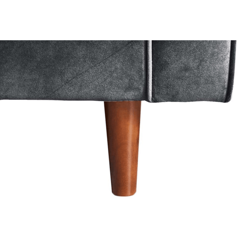 Scott Grey Velvet 2 Seater Sofa