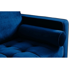 Scott Midnight Velvet 4 Seater Sofa