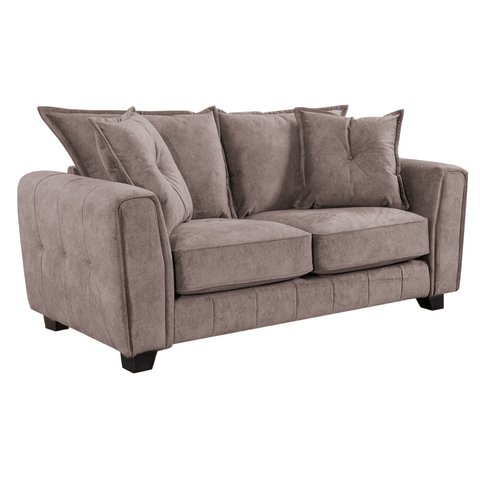 Somerford 2  Seater Chocolate Fabric Sofa