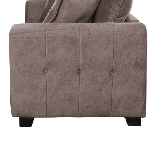 Somerford 2  Seater Chocolate Fabric Sofa