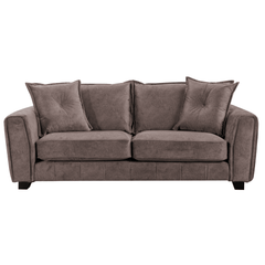 Somerford 3 Seater Chocolate Fabric Sofa