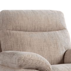 Tanya Beige Fabric Electric Recliner 2 Seater Sofa