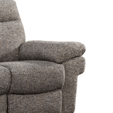 Tanya Brown Fabric Electric Recliner 2 Seater Sofa