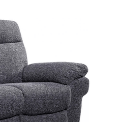 Tanya Grey Fabric Electric Recliner 3 Seater Sofa